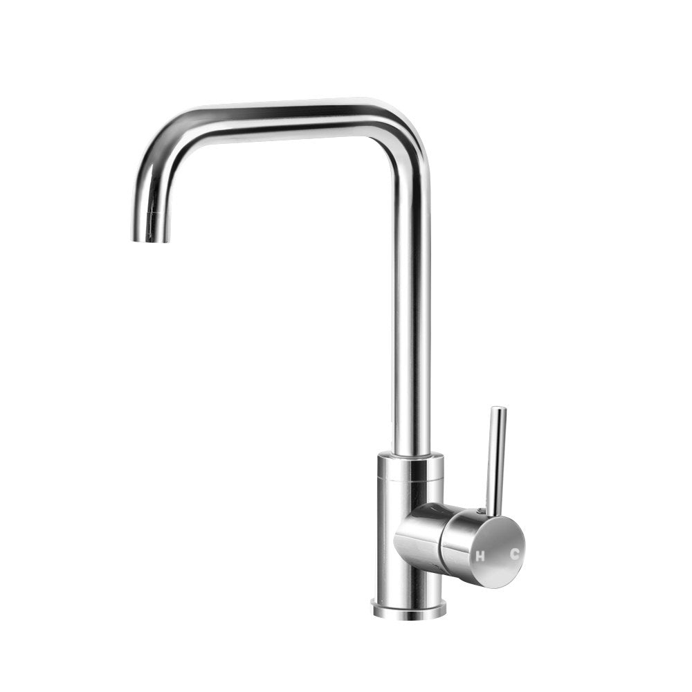 Cefito Mixer Kitchen Faucet Tap Swivel Spout WELS Silver