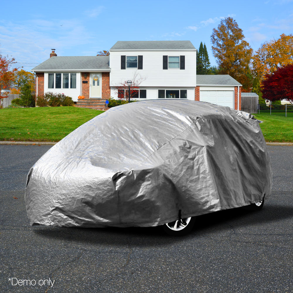 Instahut Tarpaulin Tarp 3.6x6m Tarp Camping Tarps Poly Heavy Duty Cover 180gsm