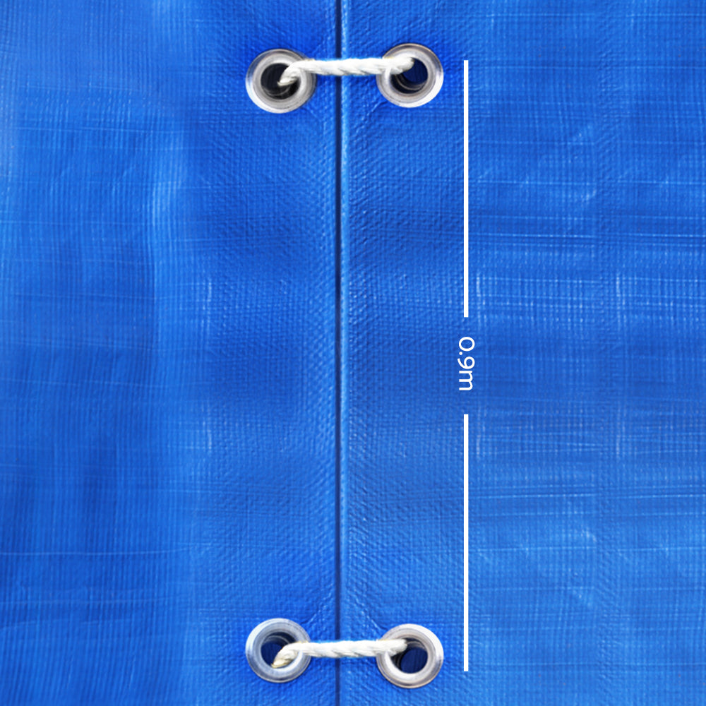 Instahut 3 x 3.6m Heavy Duty PE Poly Tarp