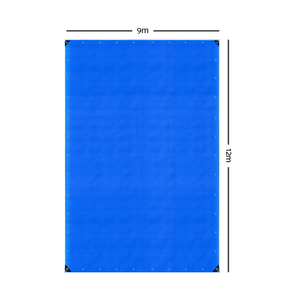 Instahut 9 x 12m Heavy Duty PE Poly Tarp