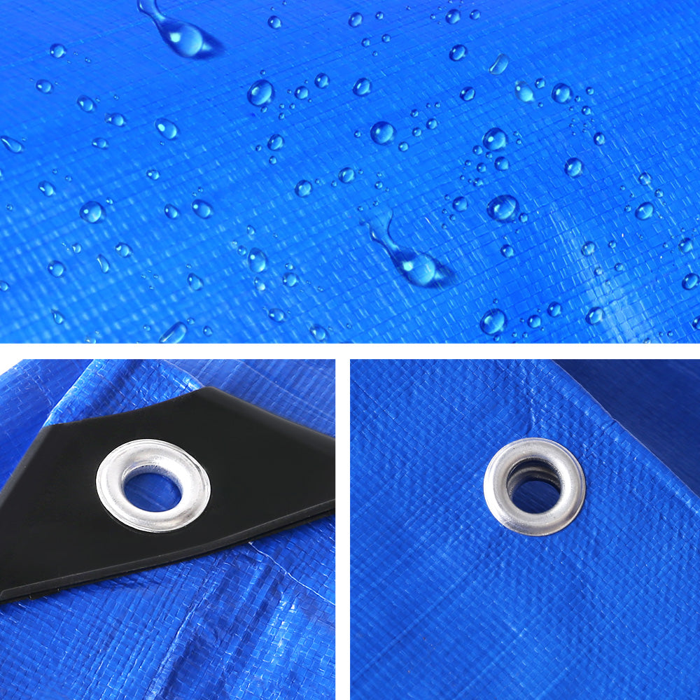 Instahut 9 x 12m Heavy Duty PE Poly Tarp