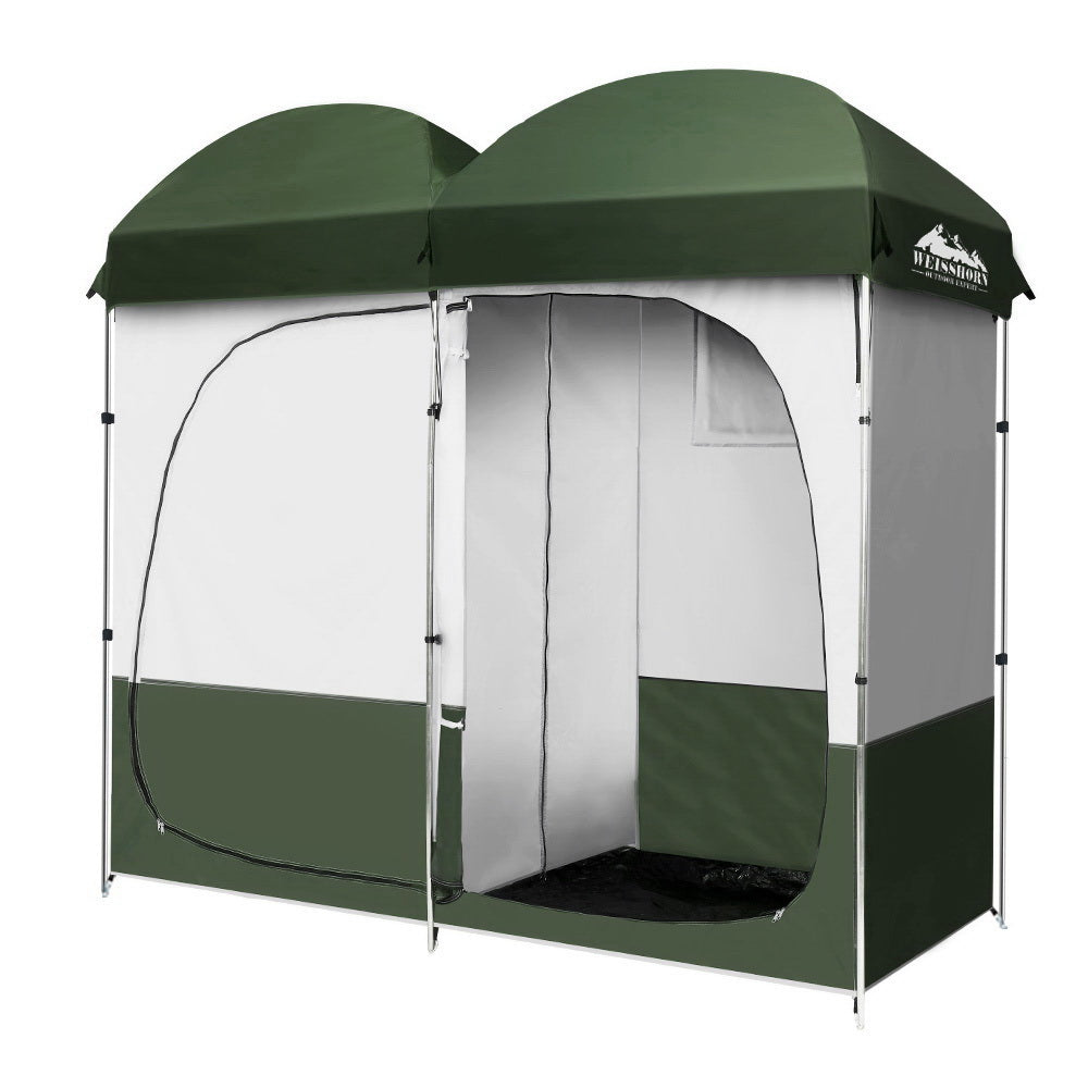 Double shower clearance tent