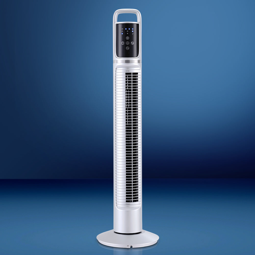 80cm 32 Tower Fan Bladeless Fans Oscillating W/Remote Timer White