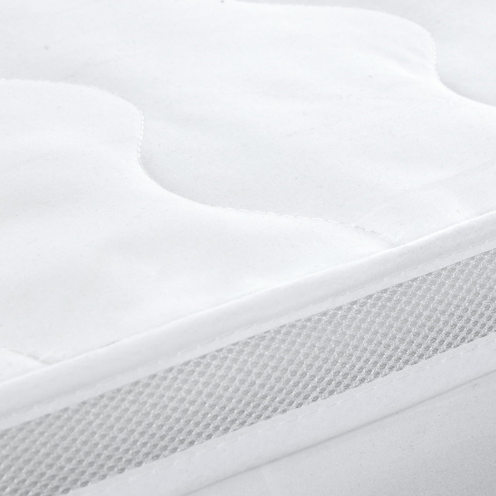 Giselle Bedding 1000GSM Mesh Pillowtop Mattress Topper Protector Cover King Single