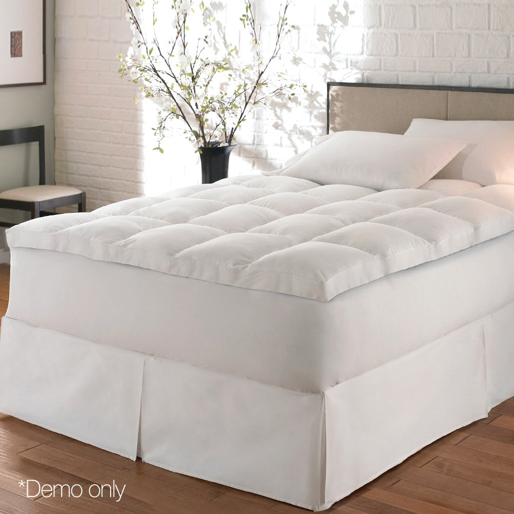 Giselle Bedding Queen Size Duck Feather Down Mattress Topper