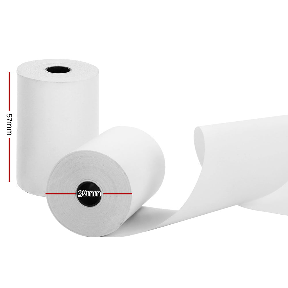120 Bulk Thermal Paper Rolls 57x38mm Cash Register Receipt Roll Eftpos Papers