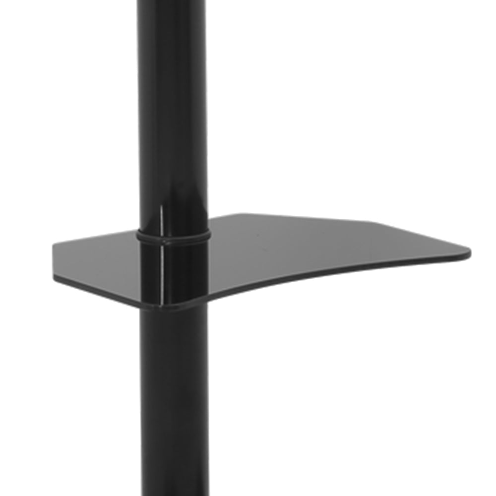 Artiss Floor TV Stand Brakcket Mount Swivel Height Adjustable 32 to 70 Inch Black