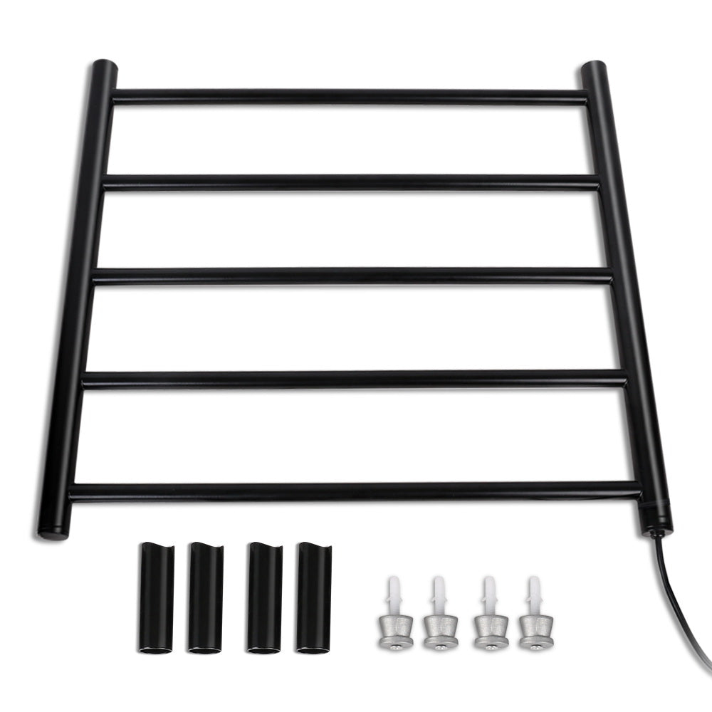 Devanti Heated Towel Rail Electric Warmer Heater Rails Holder Rack Wall Mounted