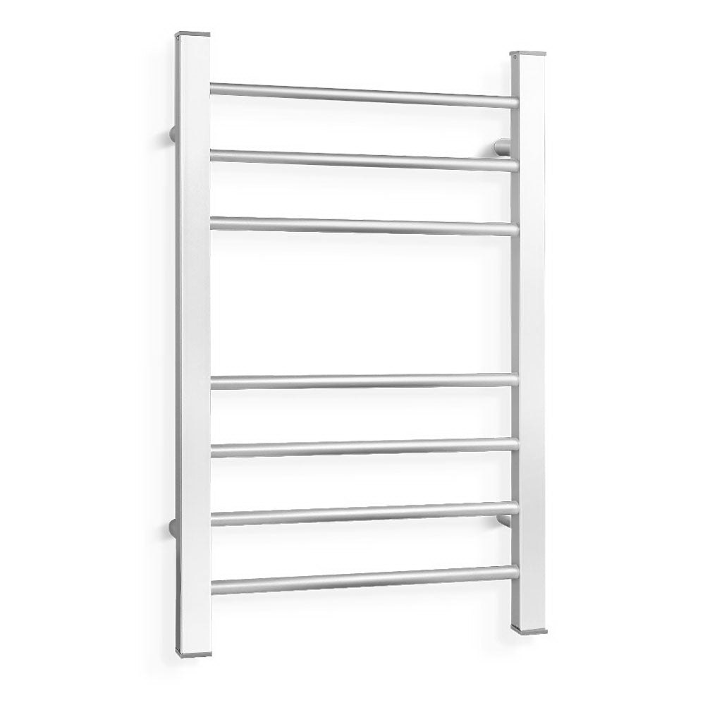 7 Rung Aluminum Electric Heated Towel Rail
