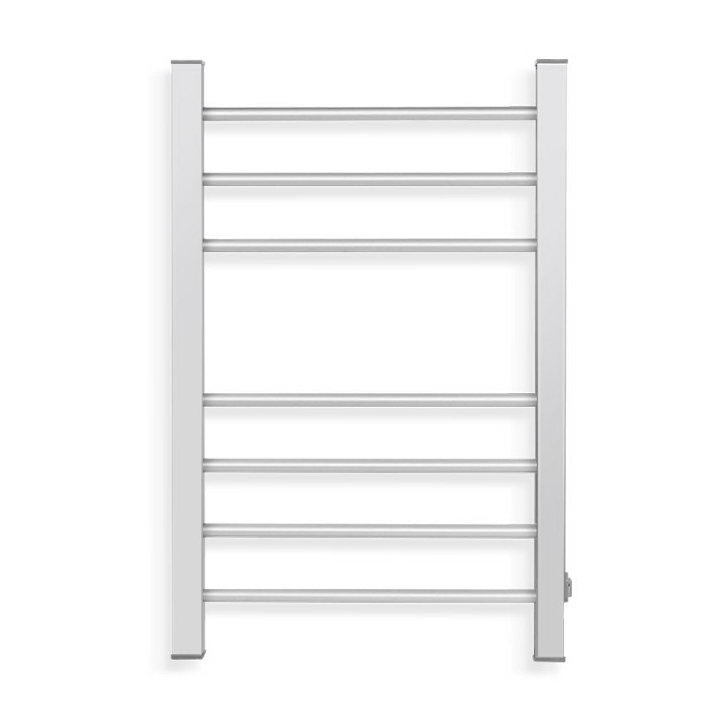 7 Rung Aluminum Electric Heated Towel Rail