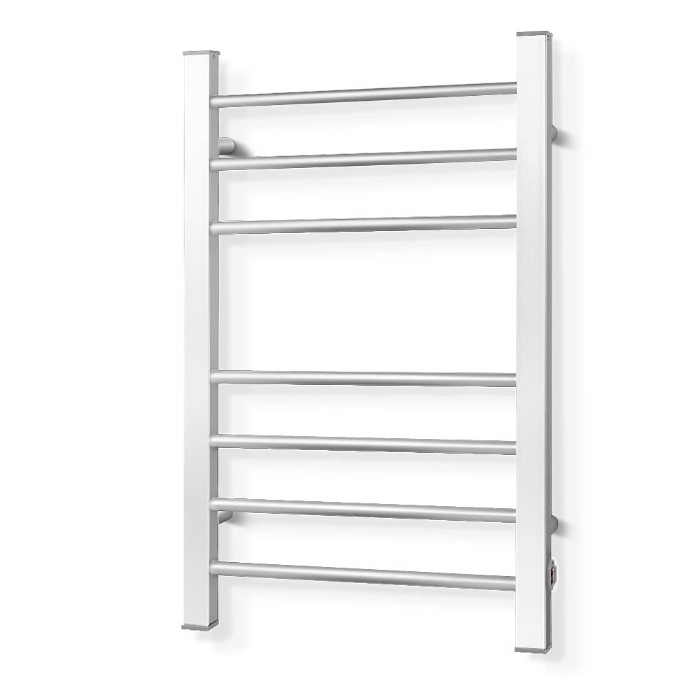 7 Rung Aluminum Electric Heated Towel Rail