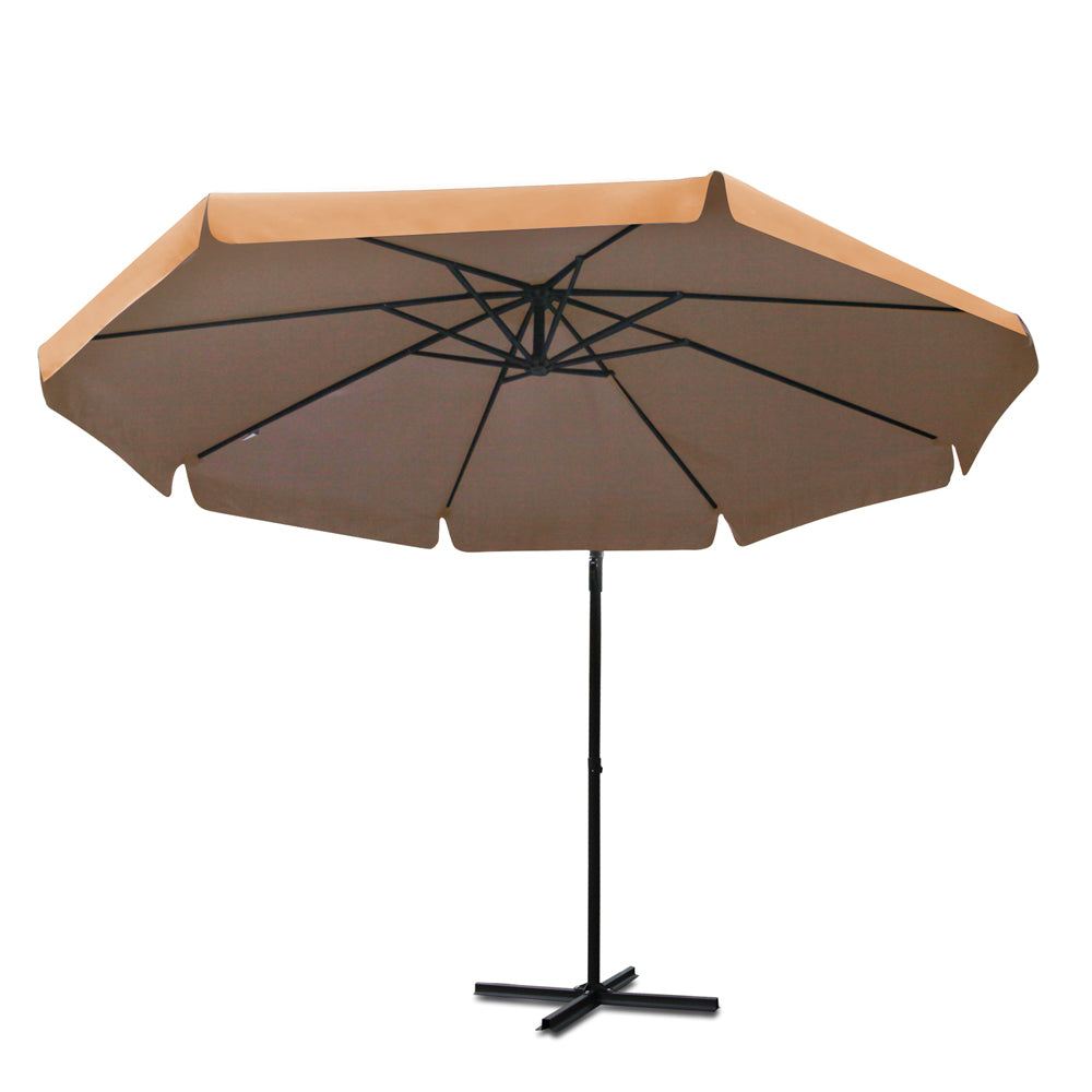 Instahut 3M Outdoor Umbrella - Beige