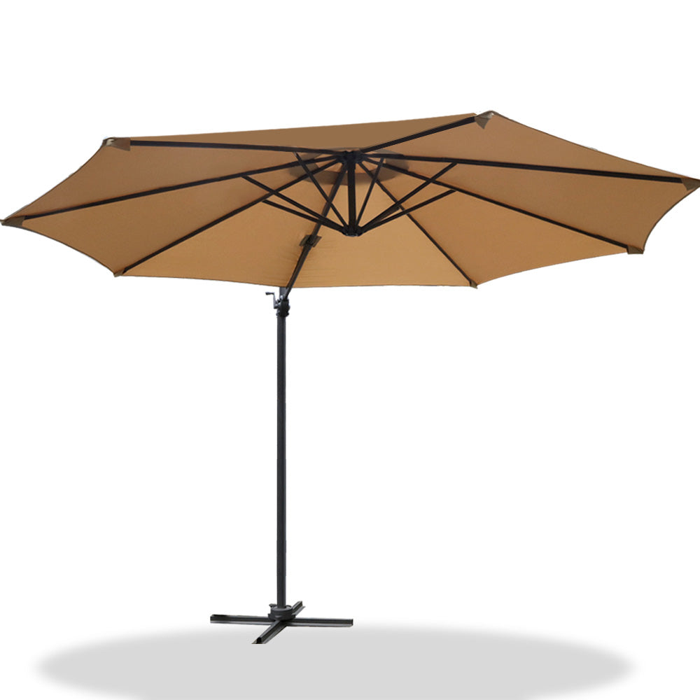 Instahut Roma Outdoor Umbrella - Beige