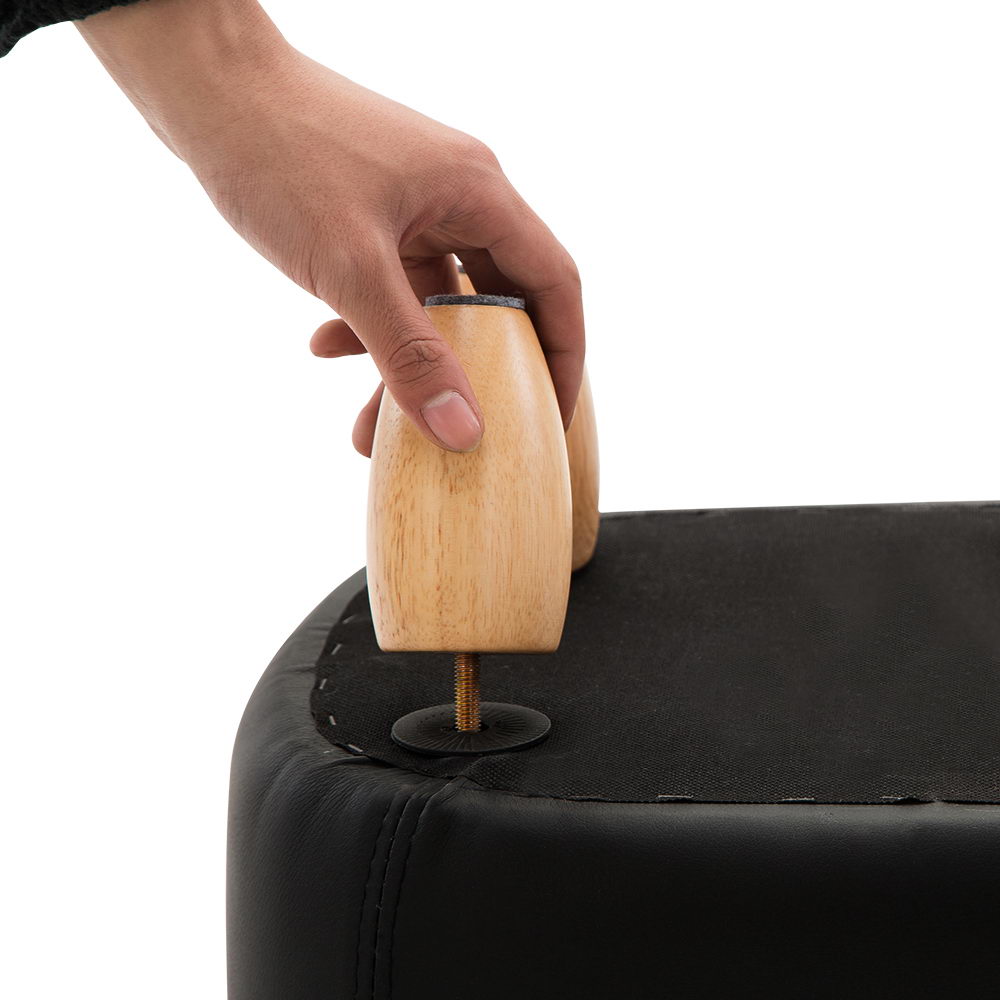 Artiss Kids Cow Animal Stool - Black