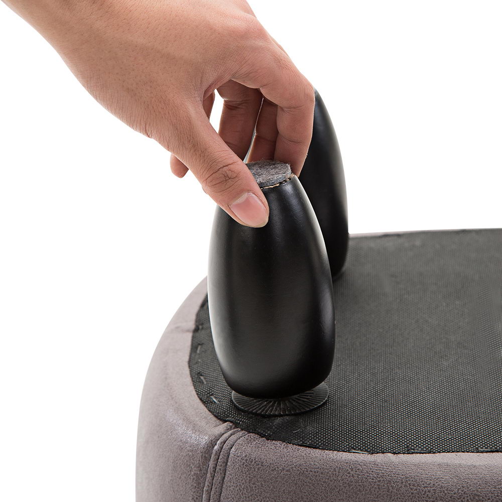 Artiss Kids Hippo Animal Stool - Grey