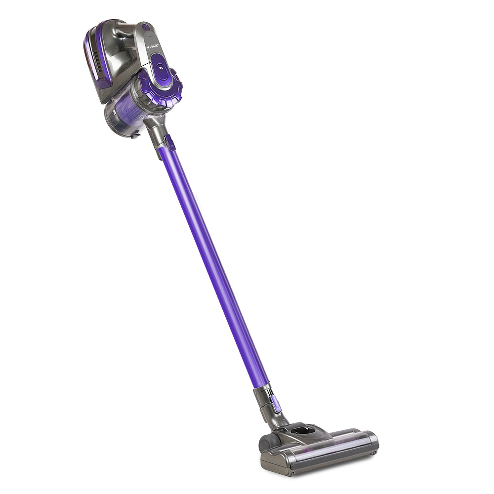 Devanti 150 Cordless Handheld Stick Vacuum Cleaner 2 Speed Purple And Grey