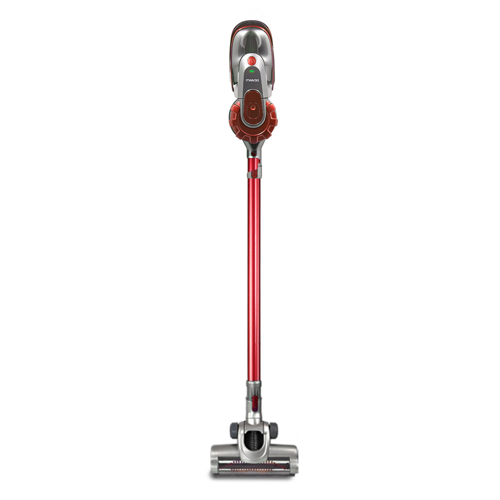 Devanti 150 Cordless Handheld Stick Vacuum Cleaner 2 Speed Red And Grey