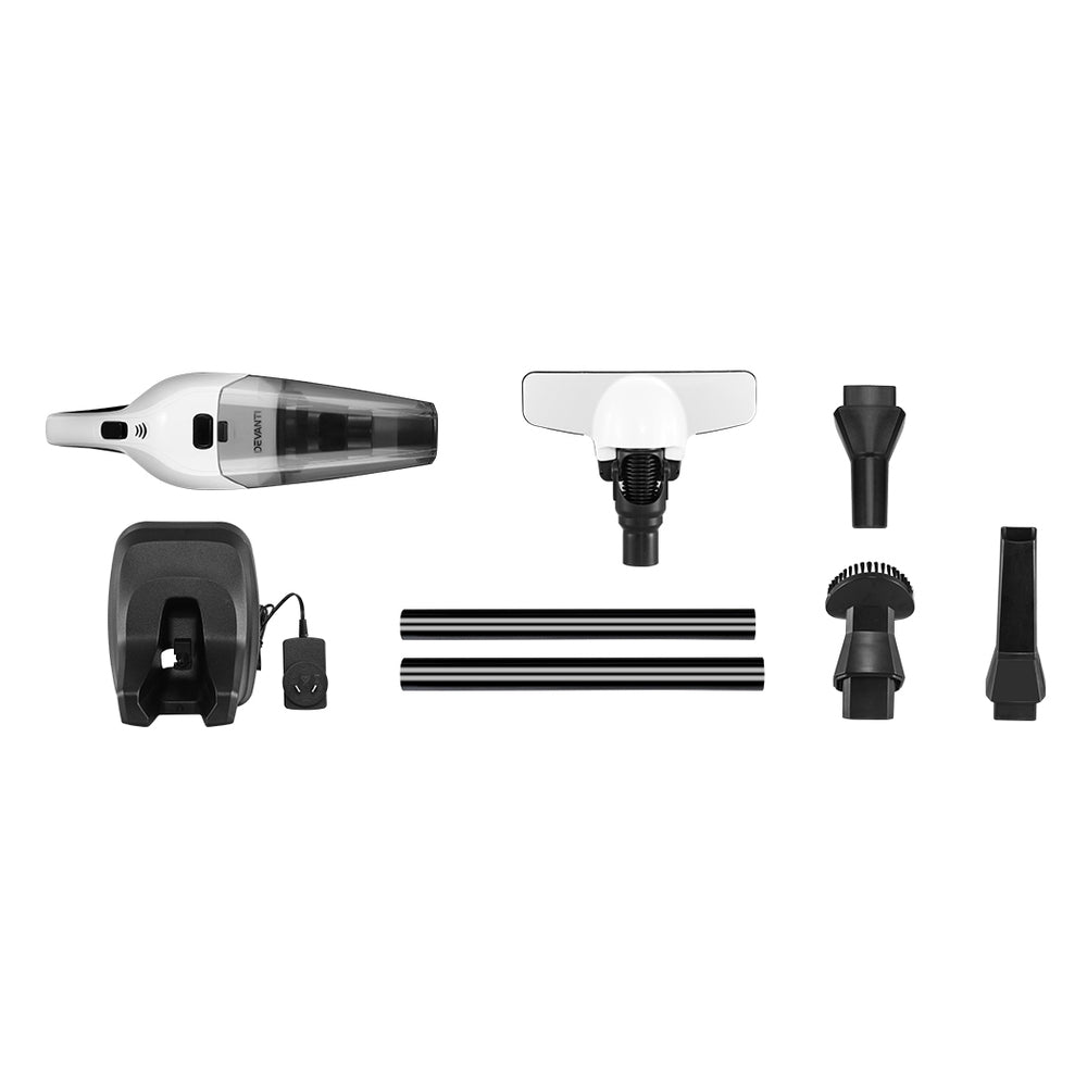 Devanti 120W Cordless Stick Vacuum Cleaner Handheld Bagless Vac Rechargeable Black