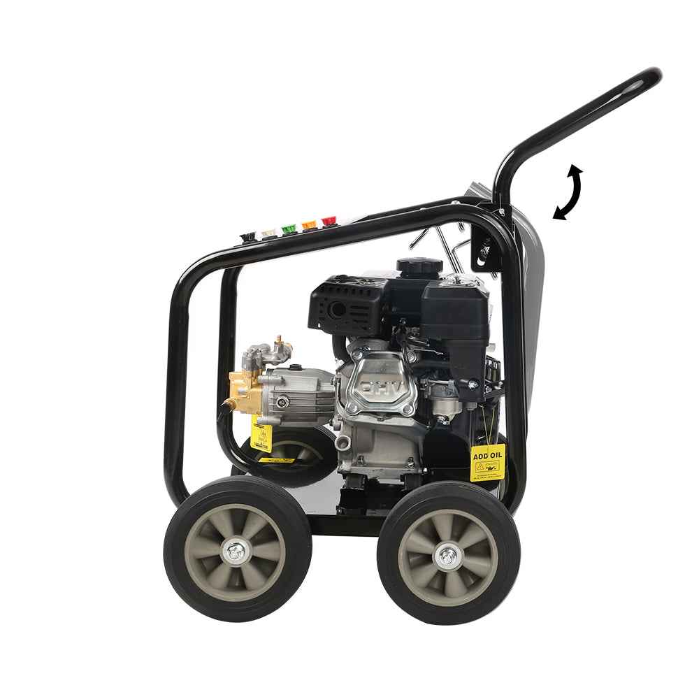 Giantz 4800PSI 20M Petrol High Pressure Cleaner Washer Water Jet Hose Gurney