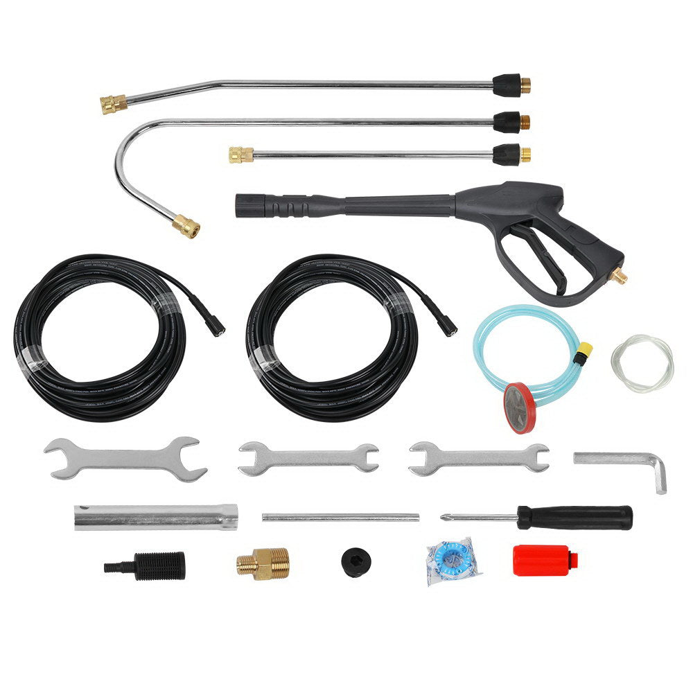 Giantz 4800PSI 8HP 30M Petrol High Pressure Cleaner Washer Water Jet Hose Gurney