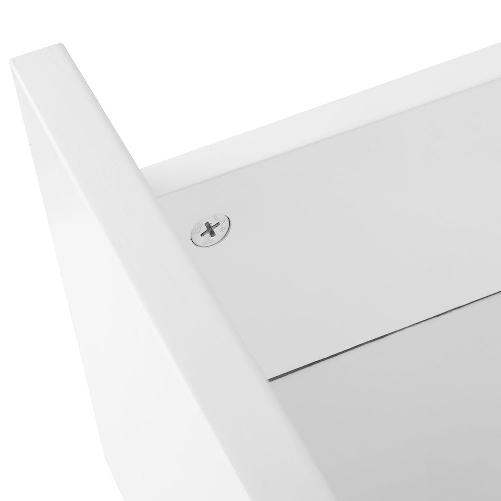 Artiss 2x Storage Drawers Trundle for Single Wooden Bed Frame Base Timber White