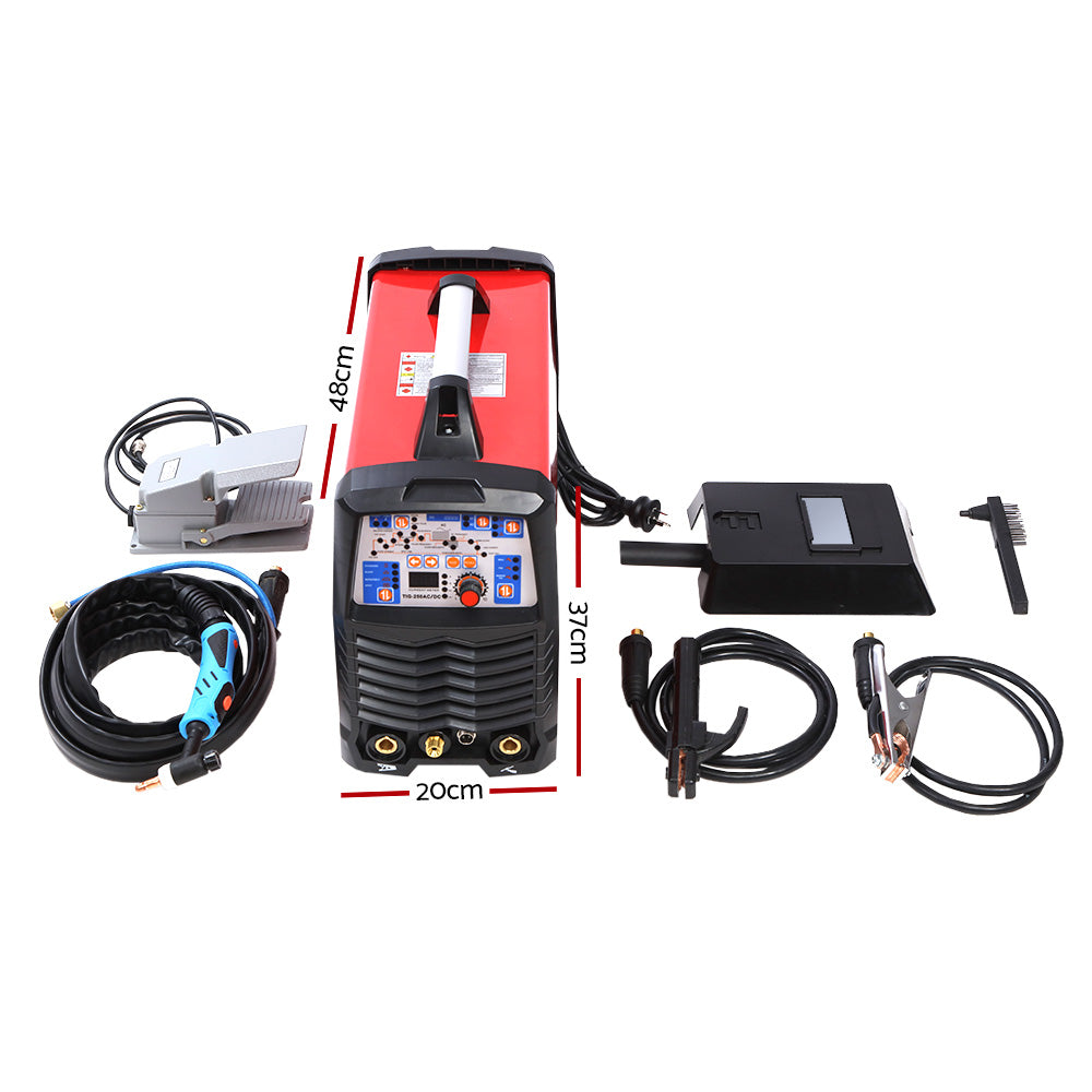 Giantz 250Amp Inverter Welder AC/DC Pulse TIG MMA Aluminum Welding Machine Stick