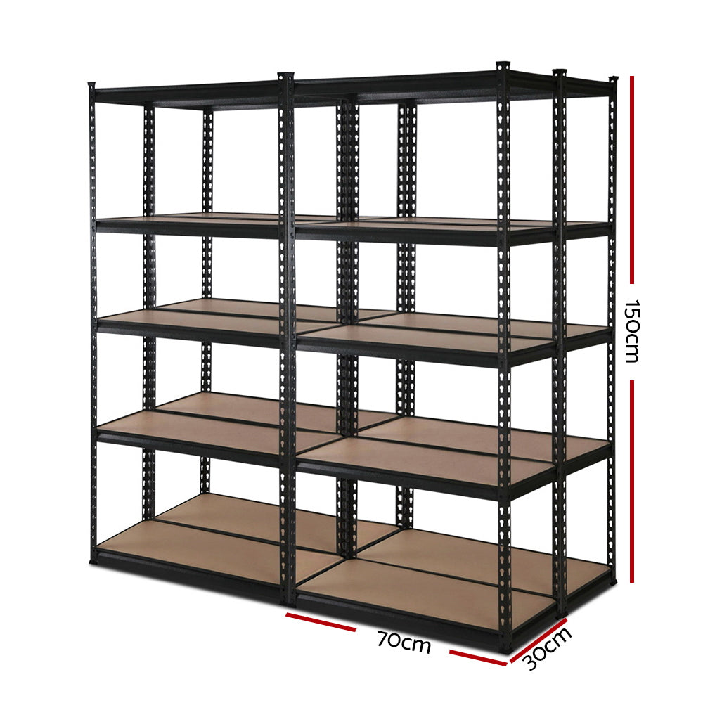 Giantz 4x0.7m Warehouse Rack Racking Steel Metal Garage Storage Shelving