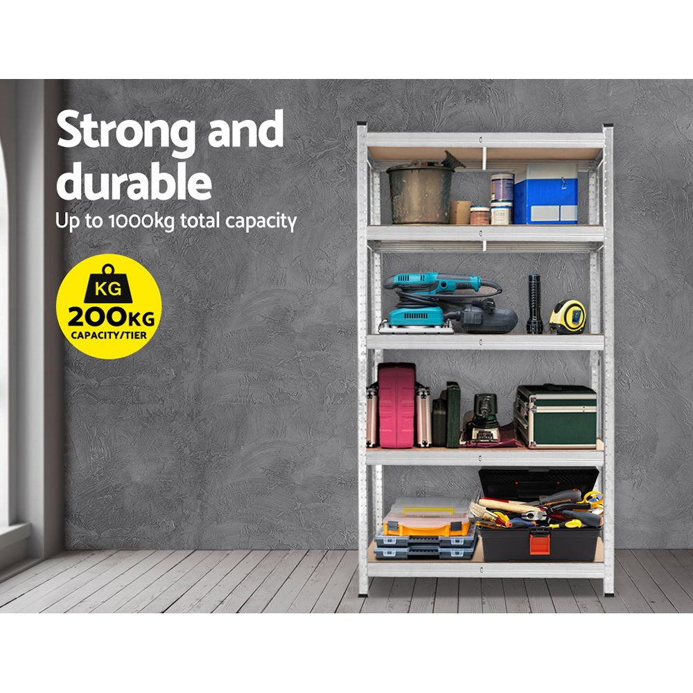 Giantz 0.9M Warehouse Racks Storage Shelf Racking Rack Shelving Garage Steel