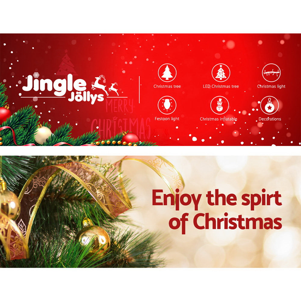 Jingle Jollys 2.1M 7FT Christmas Tree Xmas Decoration Home Decor 1250 Tips Green
