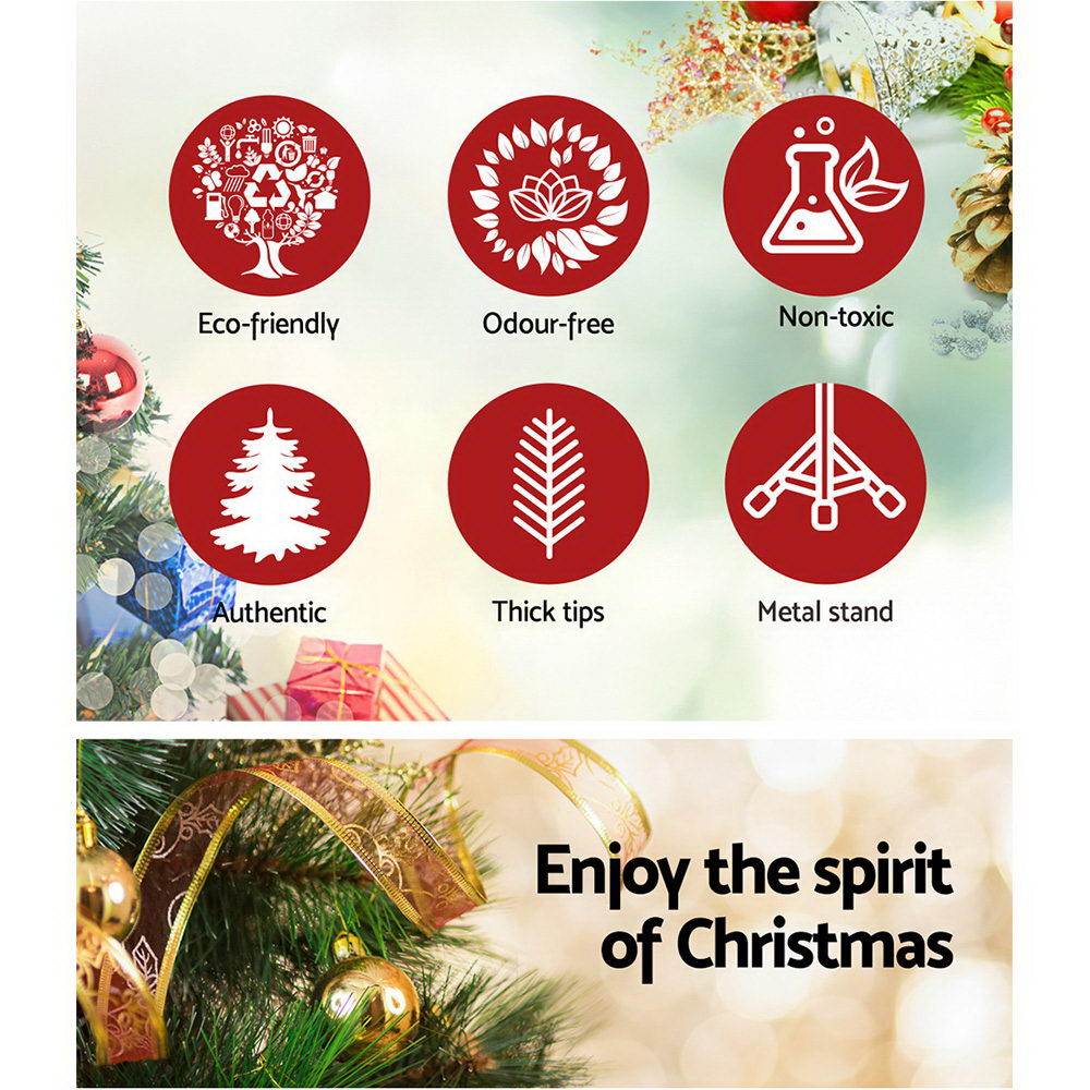 Jingle Jollys 1.8M 6FT Christmas Tree Xmas Decoration Home Decor 500 Tips Green