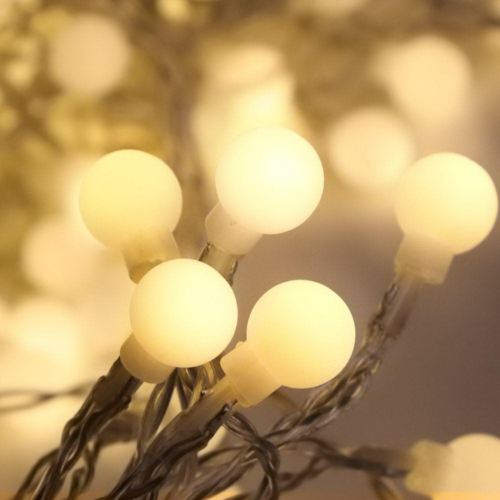 Jingle Jollys 600 LED Curtain Lights - Warm White