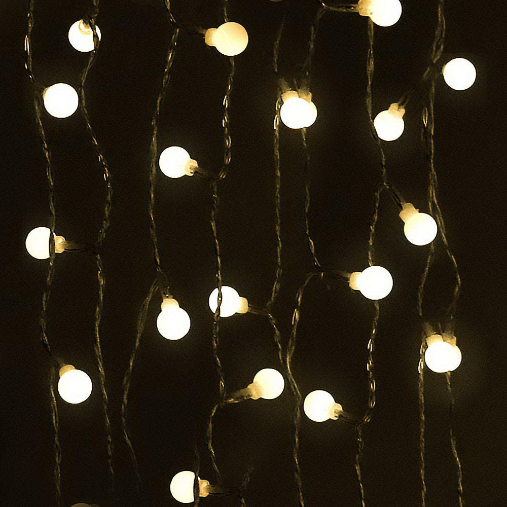 Jingle Jollys 600 LED Curtain Lights - Warm White