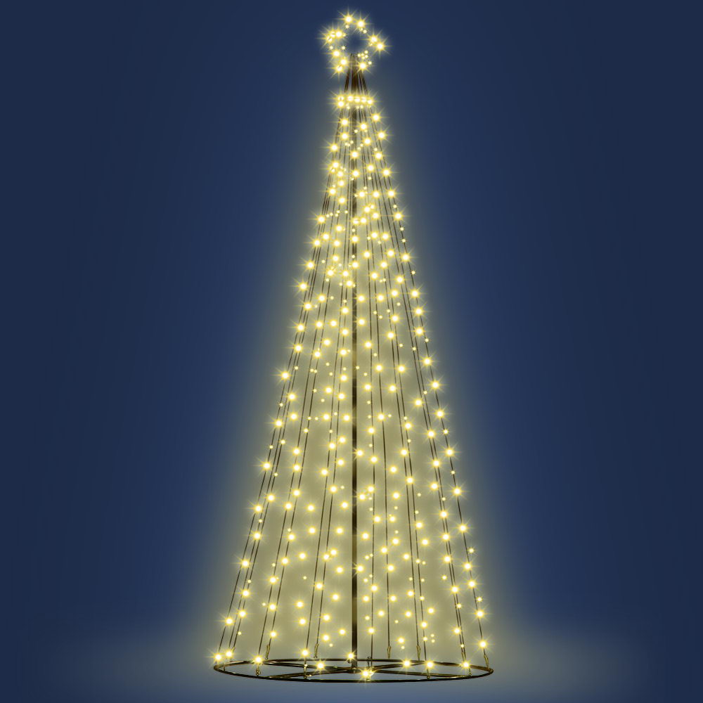 Jingle Jollys 3M LED Christmas Tree Lights 330pc LED Warm White