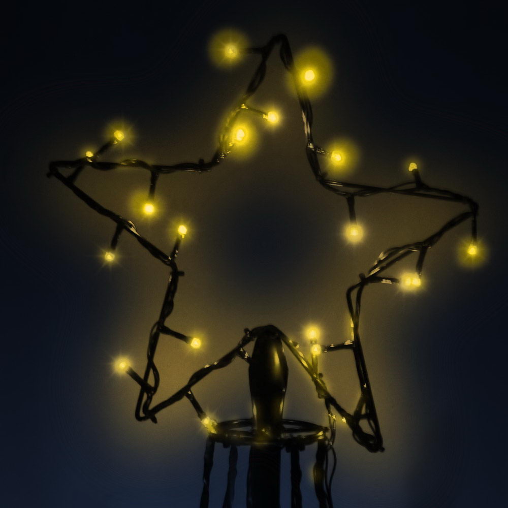 Jingle Jollys 3M LED Christmas Tree Lights Xmas 330pc LED Warm White Optic Fiber