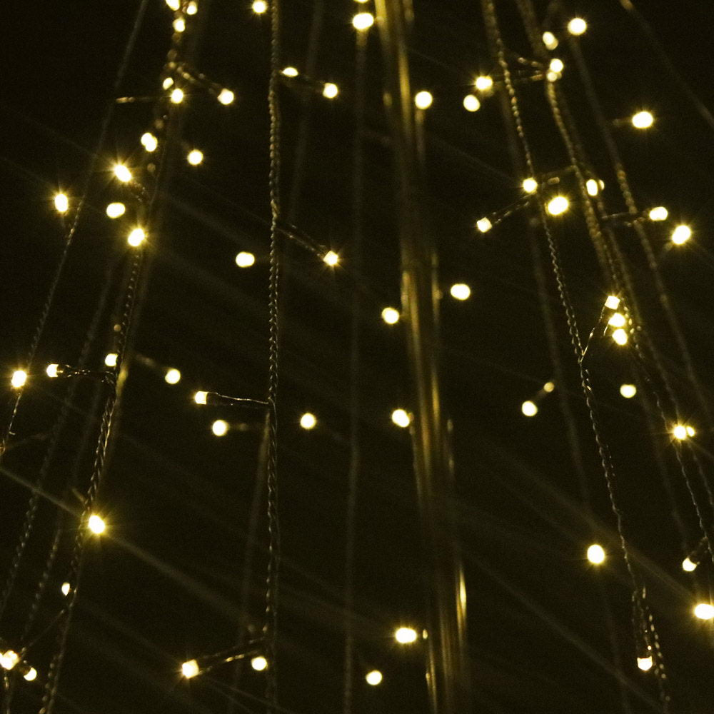 Jingle Jollys 3M LED Christmas Tree Lights Xmas 330pc LED Warm White Optic Fiber