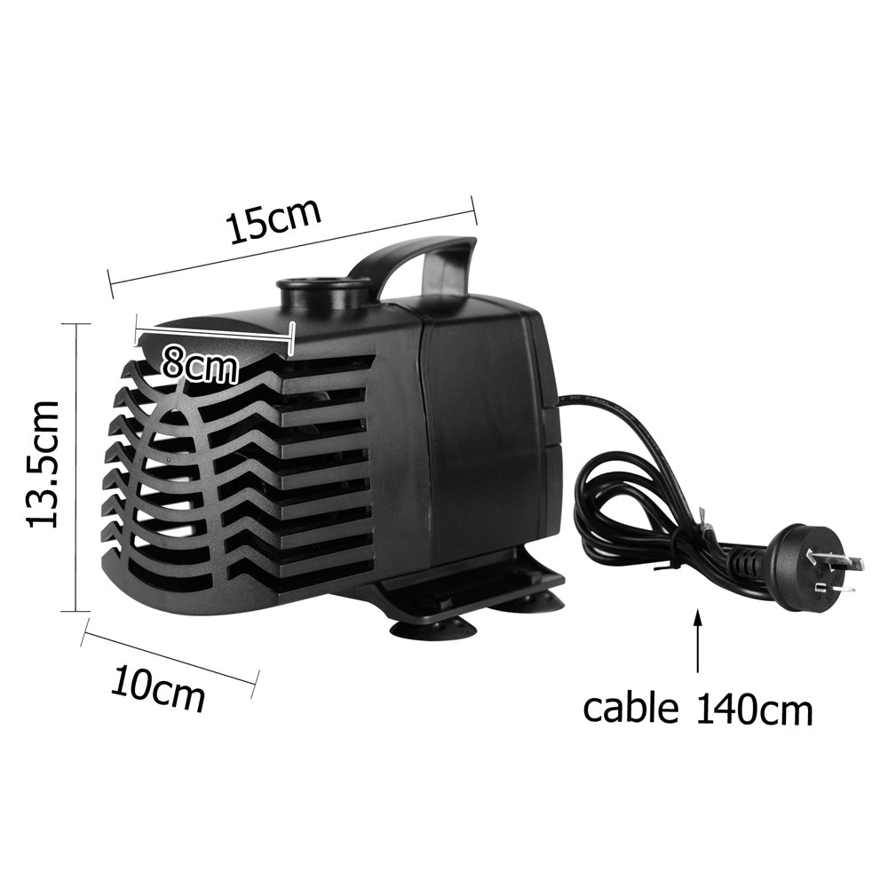 Giantz 3000L/H Submersible Aqua Aquarium Water Pump