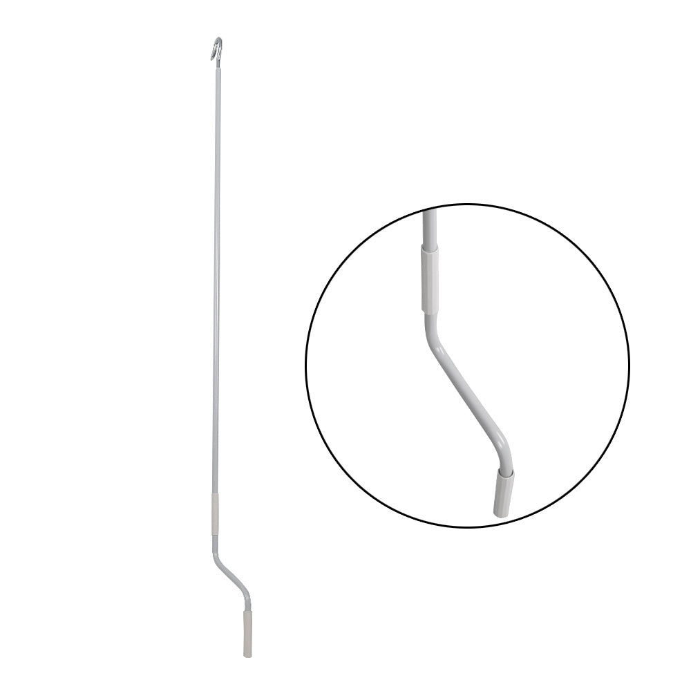Instahut 1.8m x 2.5m Retractable Roll Down Awning - Grey