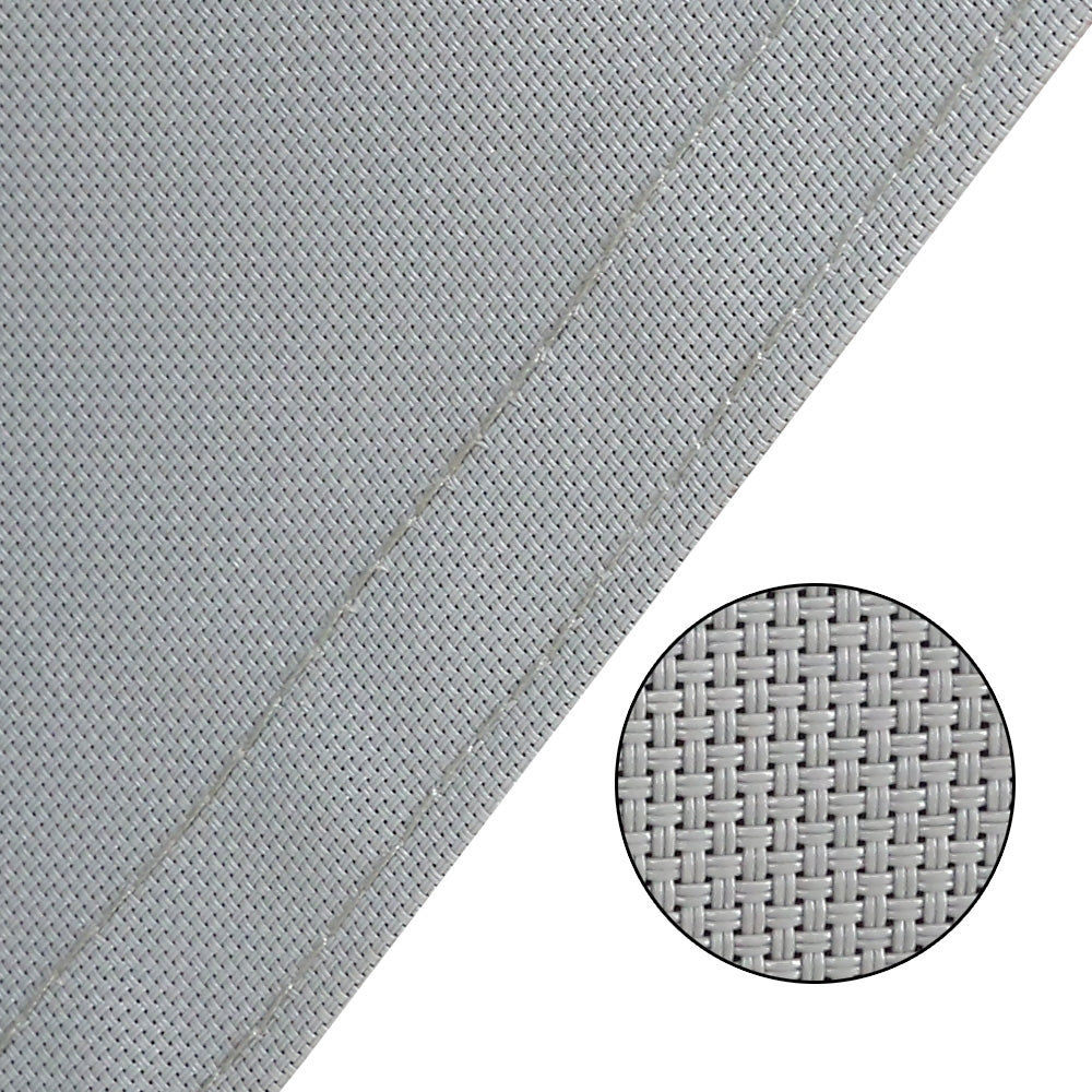 Instahut 3m x 2.5m Retractable Straight Drop Roll Down Awning - Grey