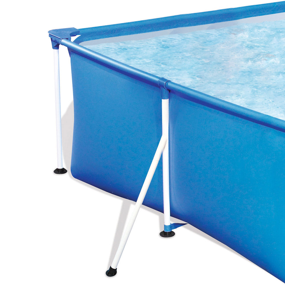 Bestway Rectangular Steel Frame Above Ground Swimming Pool