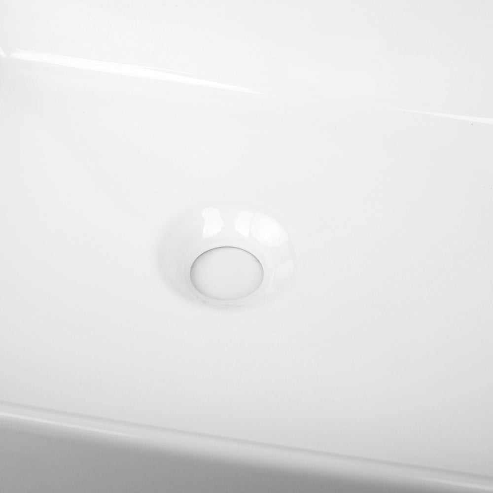Cefito Ceramic Rectangle Sink Bowl - White