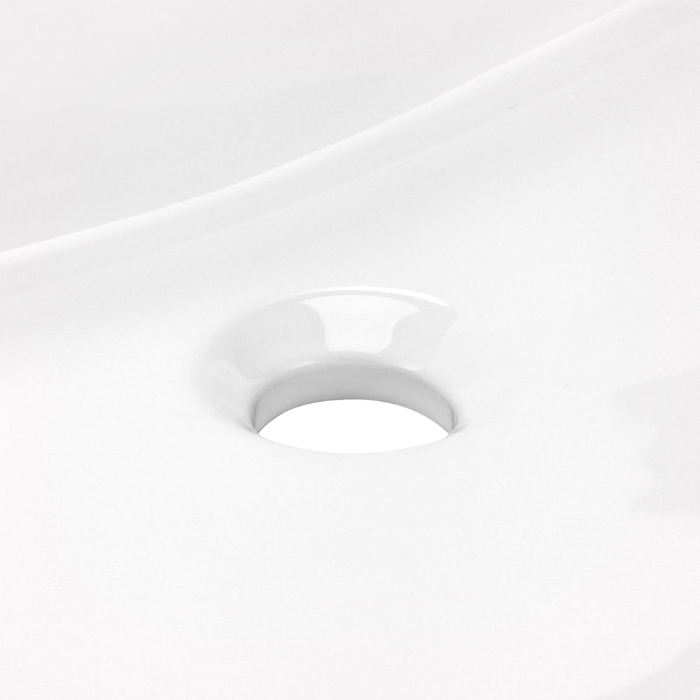 Cefito Ceramic Rectangle Sink Bowl - White