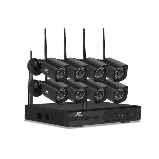 UL-TECH 1080P 8CH NVR Wireless 8 Security Cameras Set