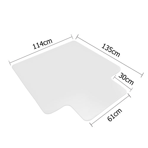 135 x 114cm Vinyl Plastic Floor Mat