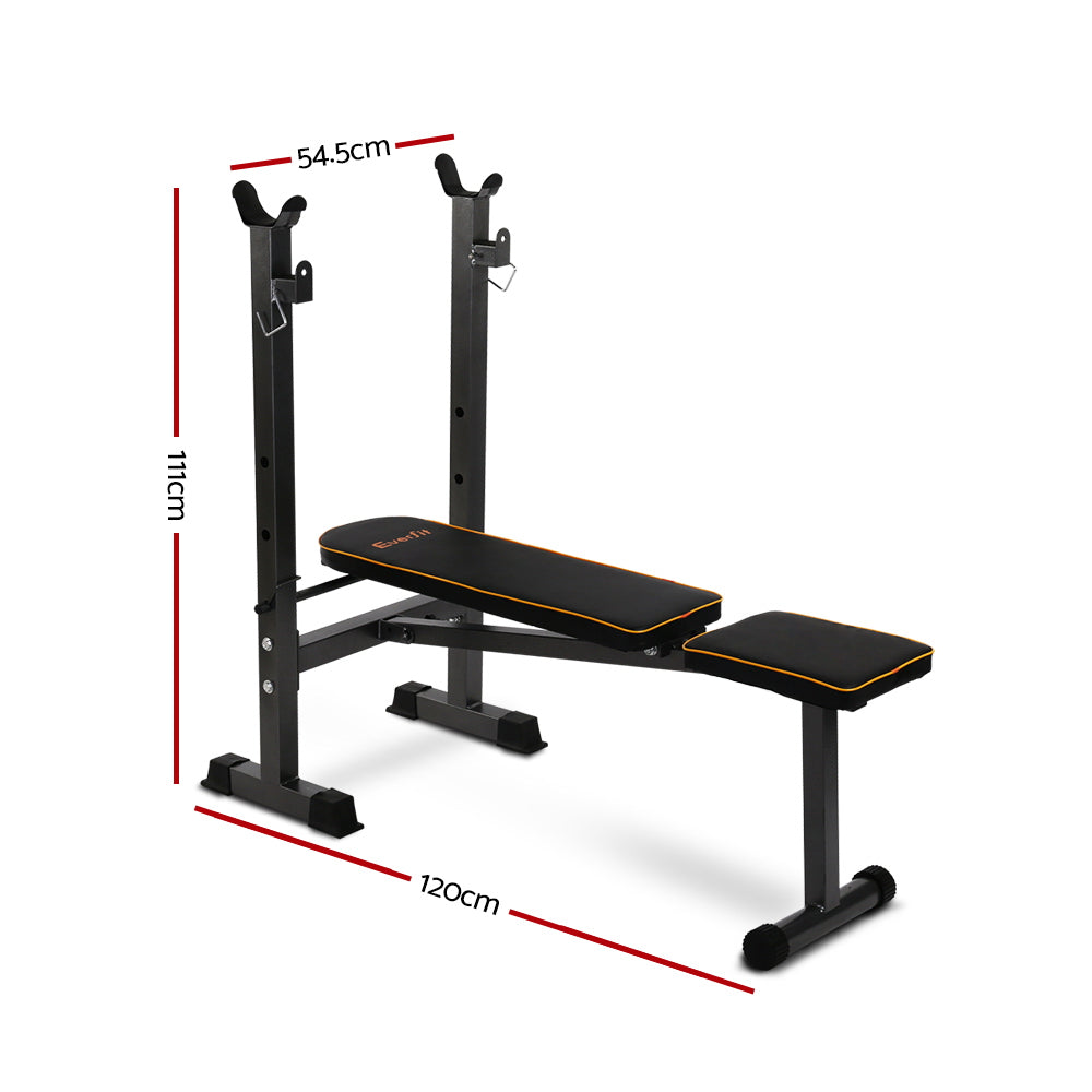 Everfit Weight Bench Incline Military Press Fitness Gym Equipment