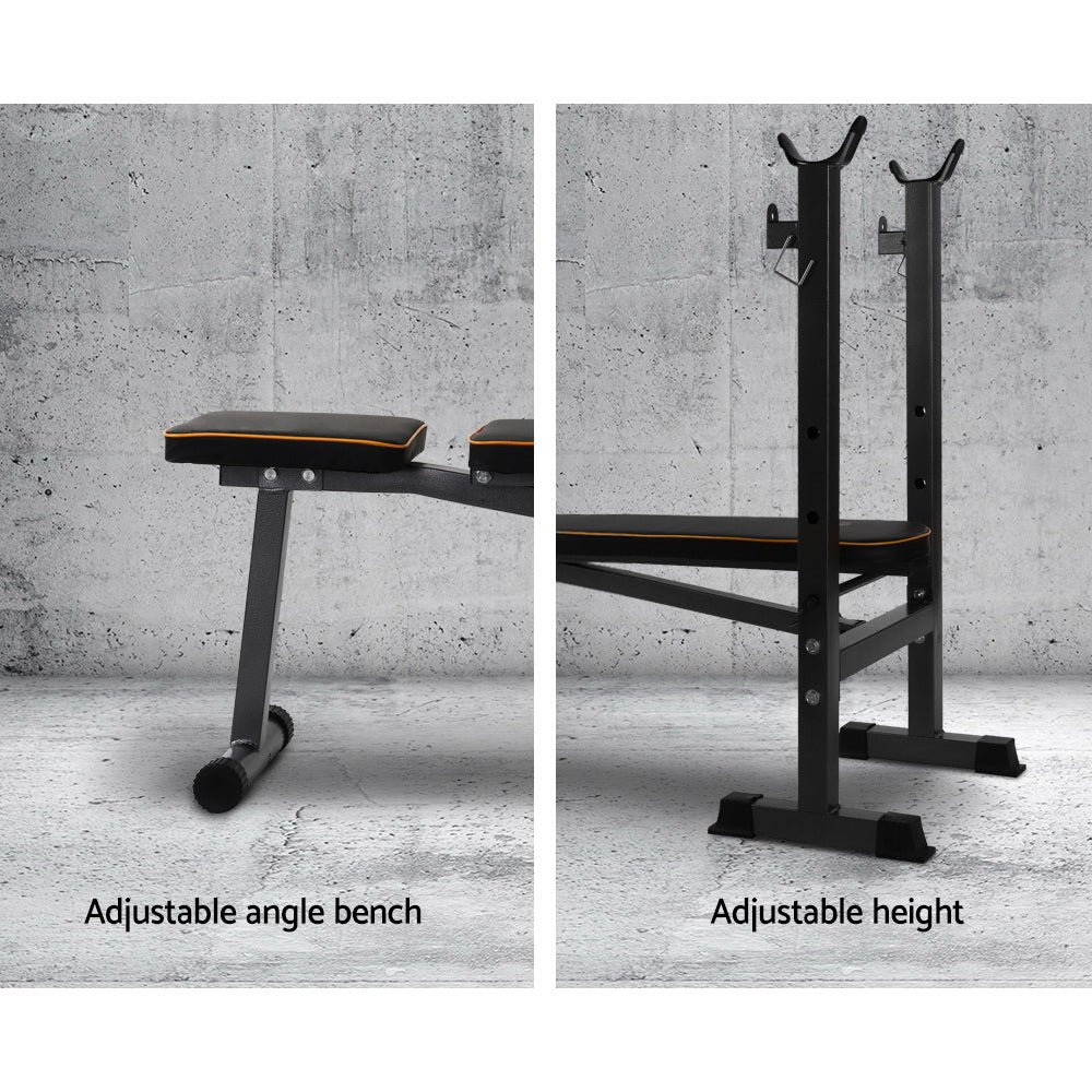 Everfit Weight Bench Incline Military Press Fitness Gym Equipment