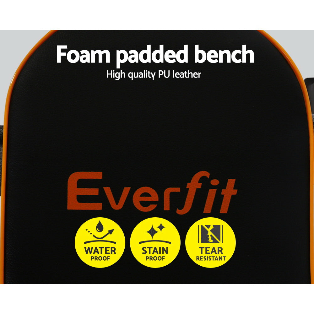 Everfit Weight Bench Incline Military Press Fitness Gym Equipment