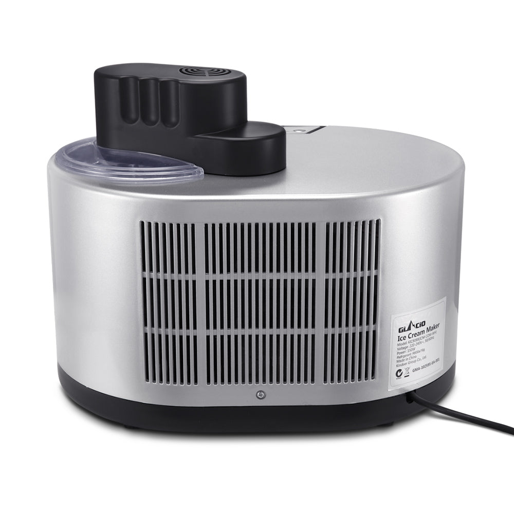 Devanti Self Cooling Ice Cream Maker - Silver