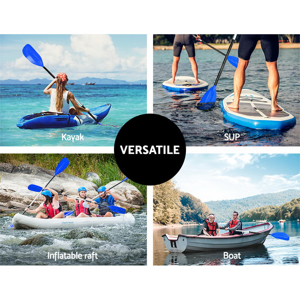 Premium 220cm Kayak Oar Paddle- Blue