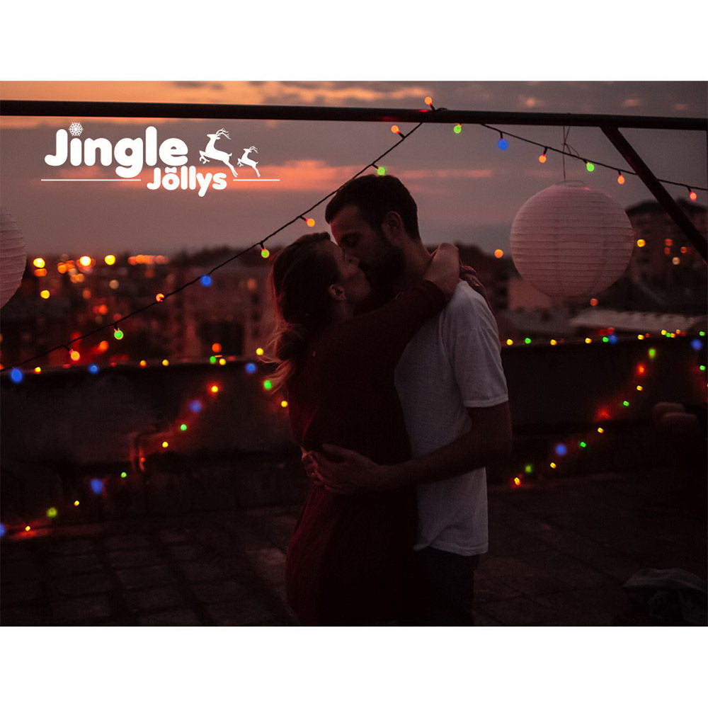 Jingle Jollys 23m LED Festoon String Lights 20 Bulbs Kits Wedding Party Christmas G45