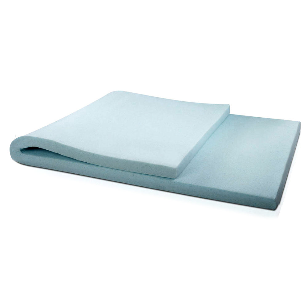 Giselle Bedding Cool Gel Memory Foam Mattress Topper w/Bamboo Cover 5cm - Single